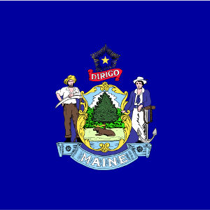 Maine State Flag